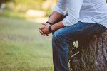folding hands, thinking