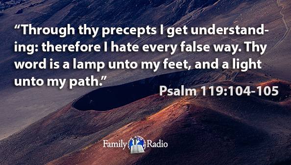 psalm 119 104 105 family radio