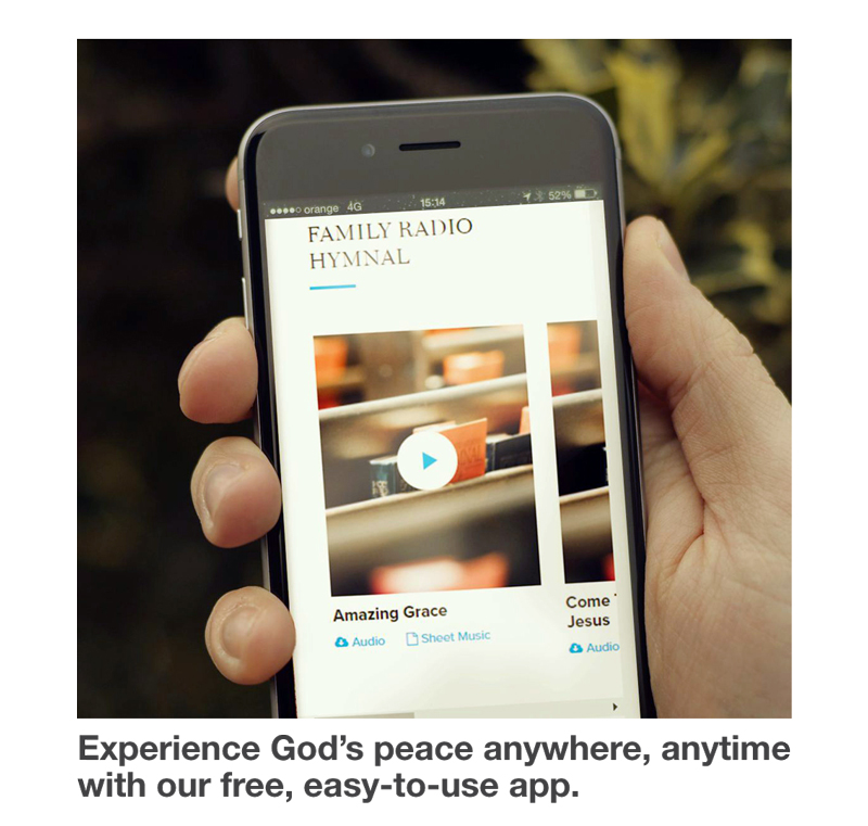 Experience God's peace anywhere, anytime with our free, easy-to-use app.